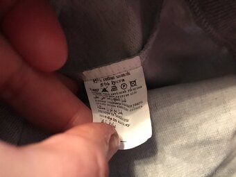 NOVÁ ARMANI jeans sivá pánska mikinka L - 11