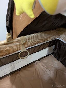 Cestovná postielka Lionelo Sven Plus (hnedá) - 11