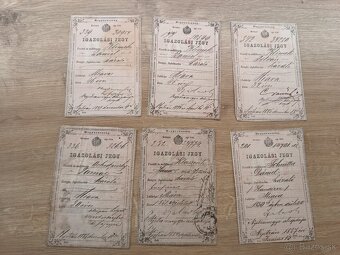 identifikačná karta (občiansky preukaz) 1870-1889 slovenské - 11