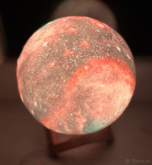 Lampa mesiac / mesačné svetlo (mení farby) LED - 11