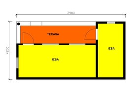 Rekreačná chatka – Kolárovo - Pačerok - 11