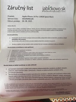 Apple iPhone 14Pro 128GB Space Black v záruke - 11