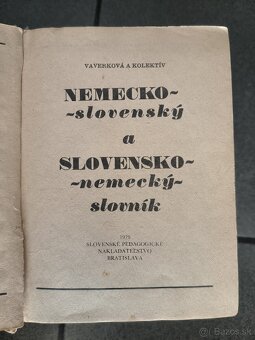 Slovník - anglický, nemecký a taliansky - 11