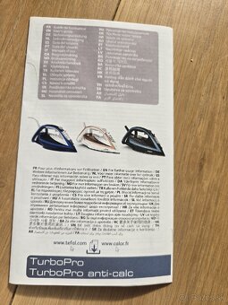 Naparovacia zehlicka Tefal turbo pro FV5697 - 11