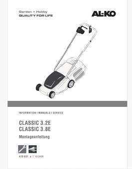 AL-CO 3.8E Kosačka rotačná elektrická 230V 1300W - 11