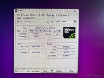 i5, Grafická karta GTX 745, Desktop. Čistý, 100% stav. - 11