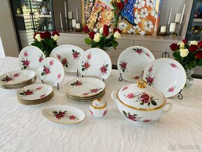 Krásna retro obedová súprava,posielam bezpečne kuriérom - 11