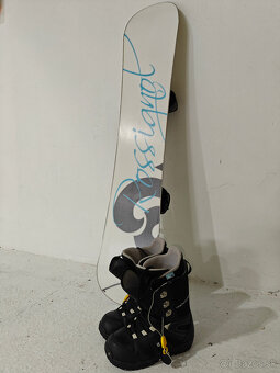 DÁMSKY SNOWBOARD ROSSIGNOL 139CM + TOPÁNKY BURTON v.39 - 11