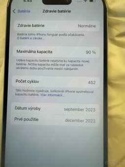 Predám Apple iPhone 15 128GB Green - 11
