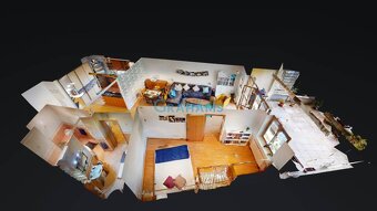 3D prehliadka, prenájom 2 izb. bytu 78 m2, Železná Studnička - 11