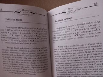 Minútky a iné špeciality - 215 strán receptov, vydanie 2001 - 11