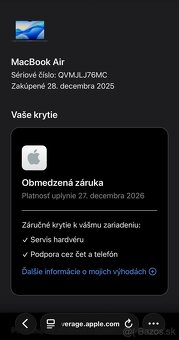 Apple Macbook Air 13 M2 2022 - Modrý - 8 cyklov ako NOVÝ - 11