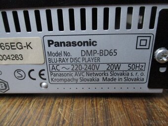 PANASONIC DMP-BD65 blu-ray - 11