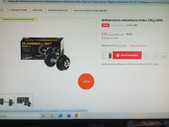 Nakladacie liatinové jednorúčky 3 x 10 kg       -       NOVÉ - 11