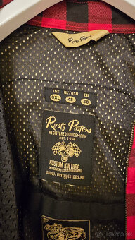 Kevlarová košeľa Rusty Pistons RPSWM46 Rixby red / black 3XL - 11