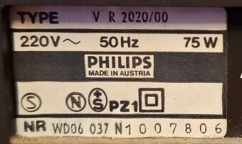 Predám vintage videorekordéry Philips Video2000 - 11