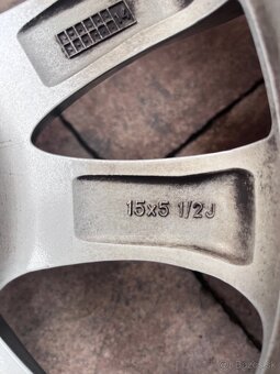 Orig. hliníkové disky Mazda 2 R15, 4x100 - 11