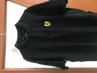FERRARI originál pánske polotricko/black XL - 11