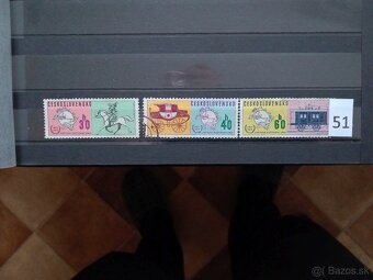 Poštové známky č.435 - ČESKOSLOVENSKO III - 18 sérií - 11