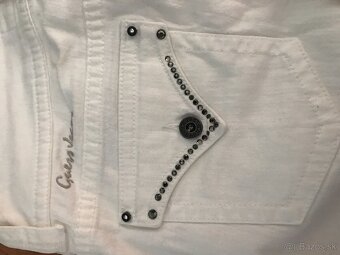 NOVÉ GUESS originál crystal white damske capri S/M - 11