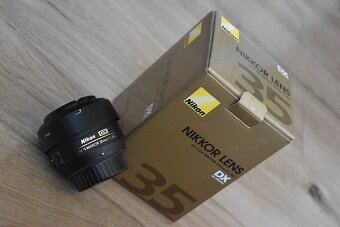 Nikkor 35 mm AF 1,8G pre nikon - krabica clona krytky - 11