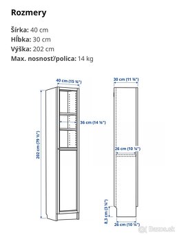 Kniznica Billy Ikea - 11