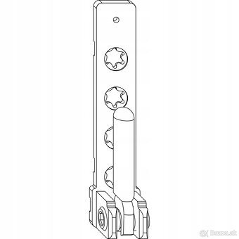 Kovanie MACO - horné a dolné závesy ( pánty ) - 11