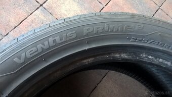 2 + 2 ks LETNÉ 225/45 R17 91V cca 6-7mm rok 2022 2021 a 2020 - 11