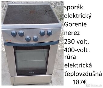 predám sporák aj s káblom rovno do zásuvky 230V - 11