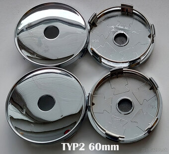 UNI stredové krytky - pukličky 56 / 60mm - 11