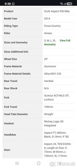 Bicykel Scott Aspect 950 Alloy 6061 veľkosť L - 11