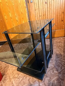 Konferencny stolik tmave sklo - 11