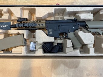 Airsoft M4 zbraň + výbava / army green style - 11