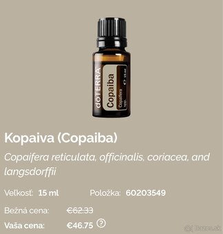 Neotvorené esenciálne oleje dōTERRA - 11