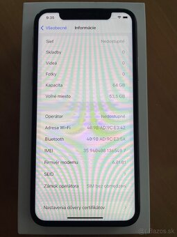 Apple iPhone X 64GB plne funkčný, super stav - 11