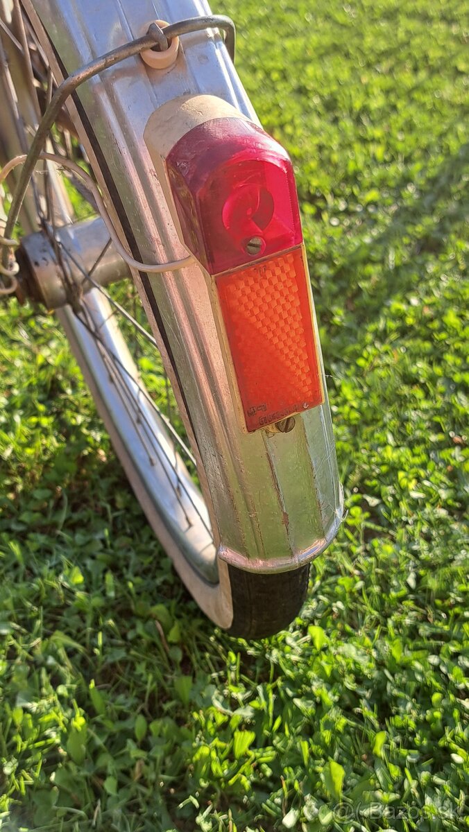 Starožitný skladací bicykel v pôvodnom stave - 12