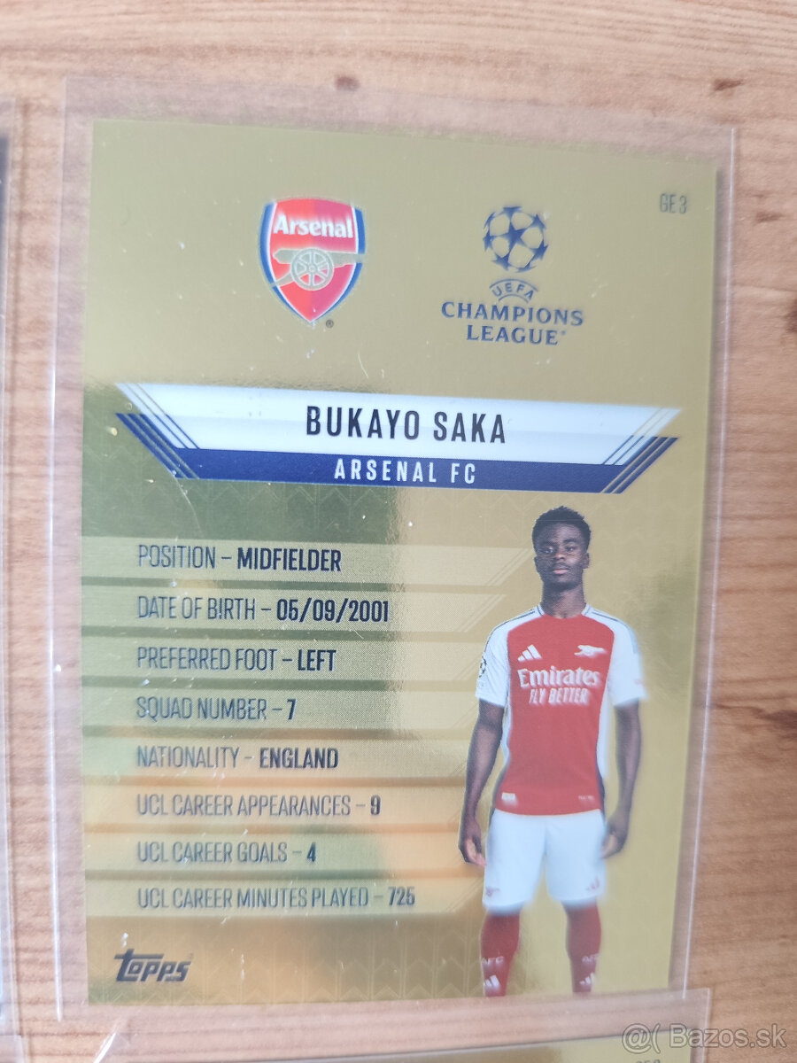 Futbalové kartičky Match Attax 2024/25 - Golden Edge - 12