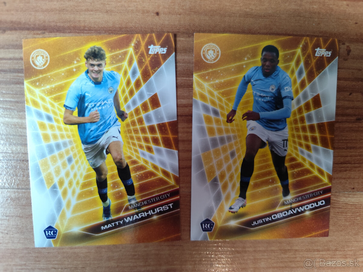 Futbalové kartičky - Manchester City - 12