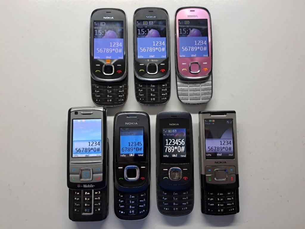 NOKIA 6280 - 2680s - 2220s - 6500s Výsúvačky - 12