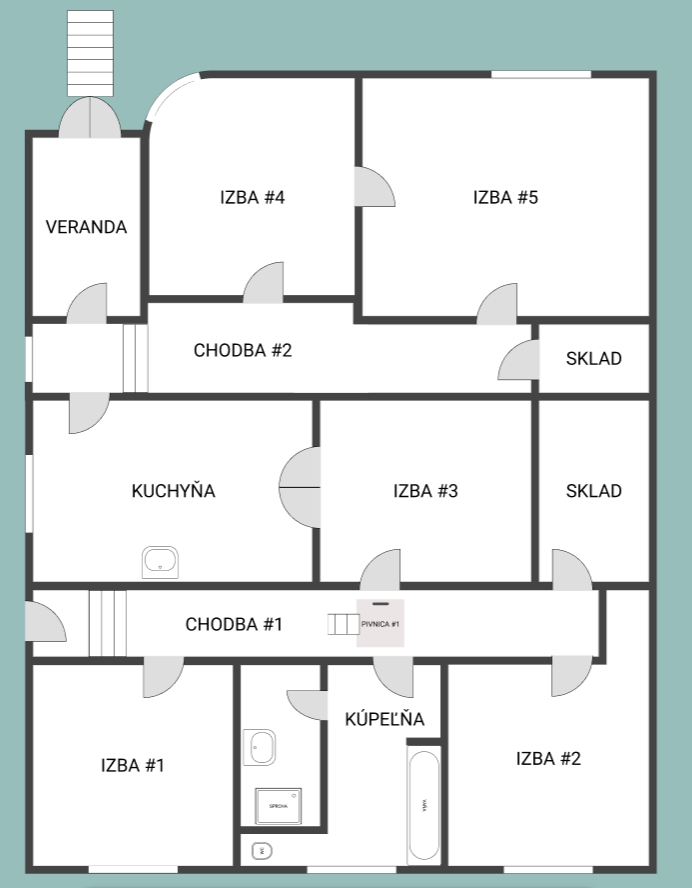 Rodinný dom s garážou a záhradou blízko pri Poprade - 12