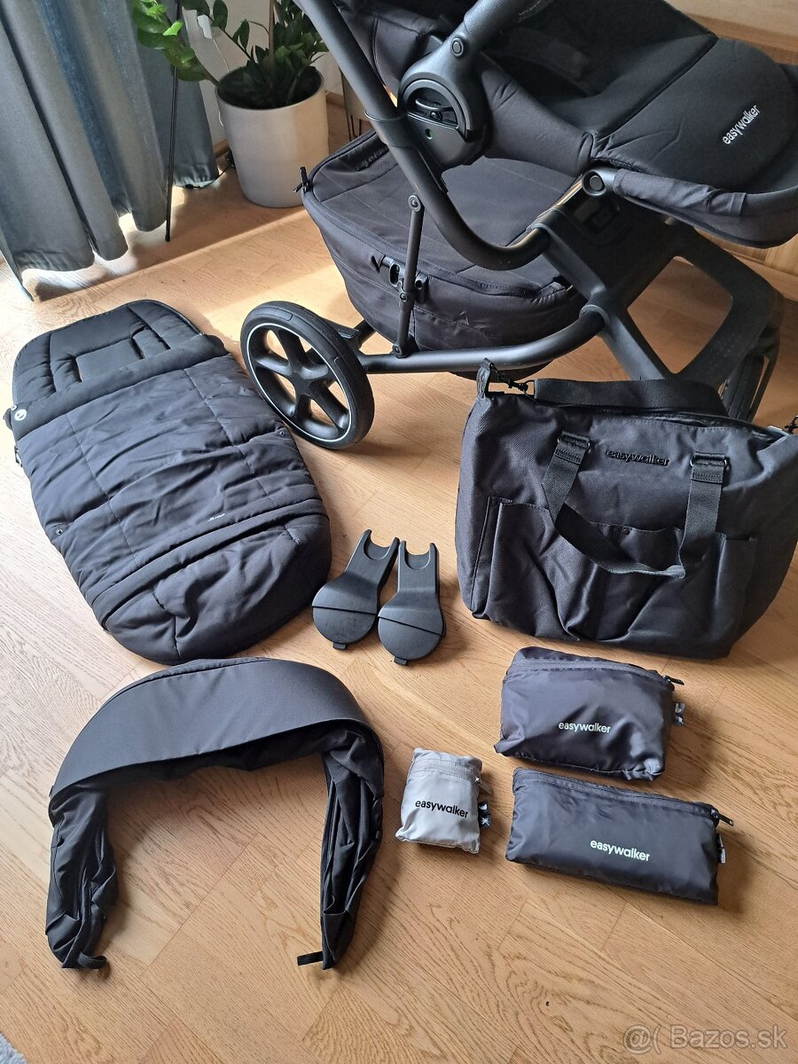 EASYWALKER Kočík kombinovaný Jimmey Pepper Black - 12