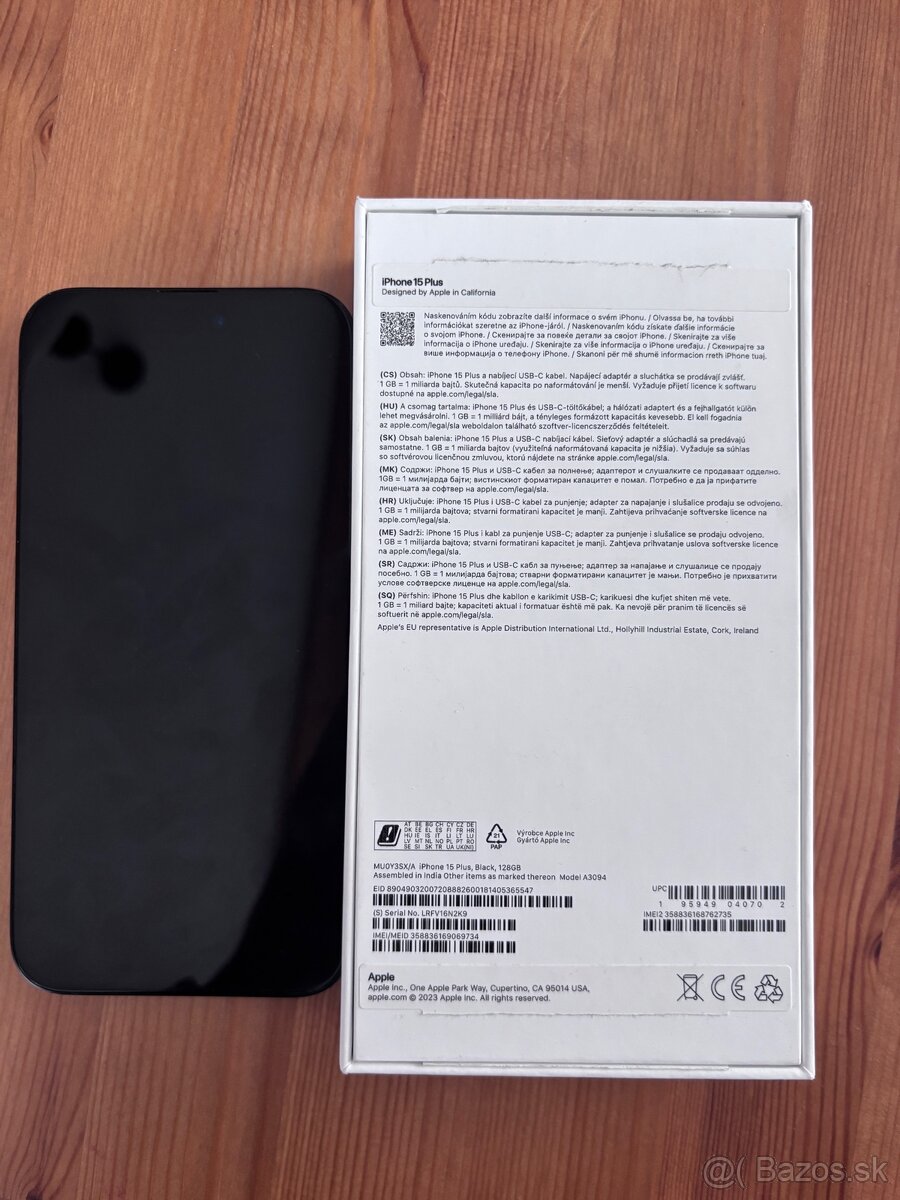 iPhone 15plus Black 128gb - 12