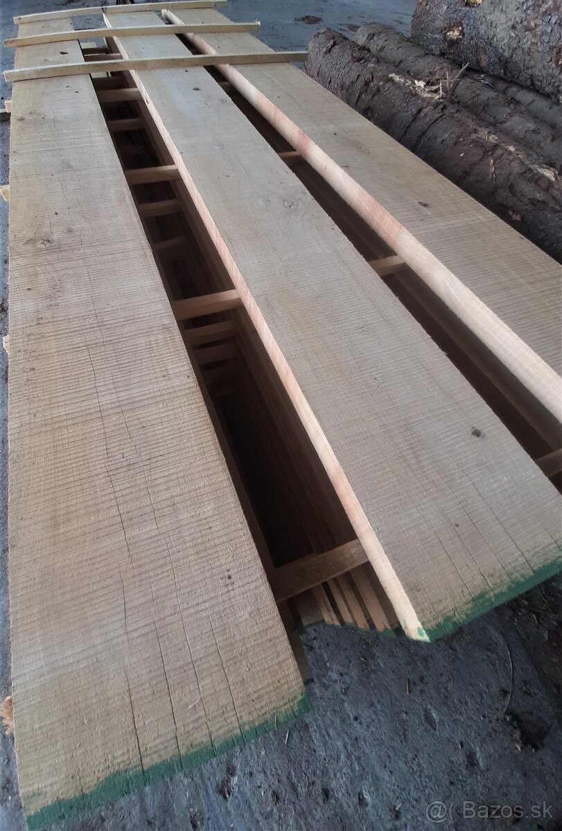 dubové fošne, hranoly a podvaly - 12