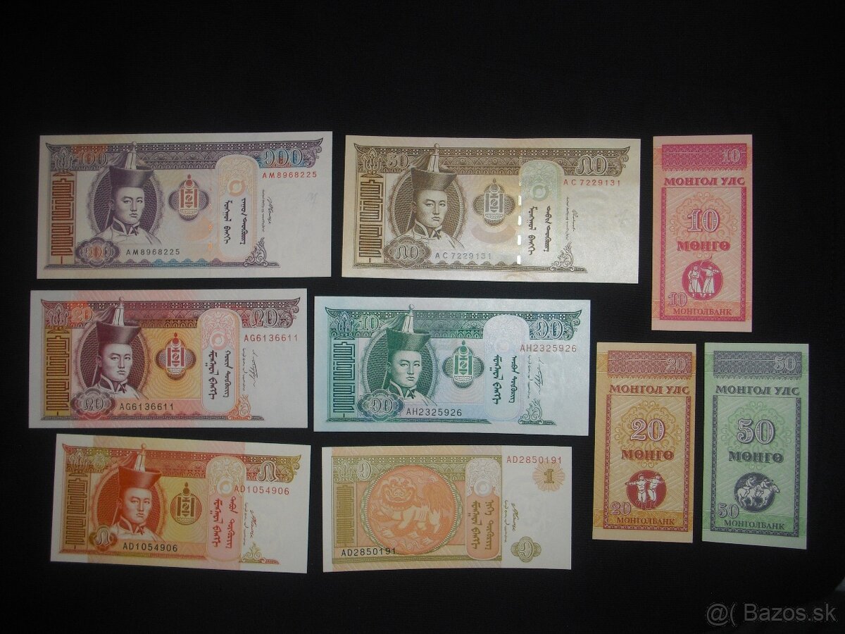predam sety bankoviek UNC zberatelska kvalita zahranicie - 12