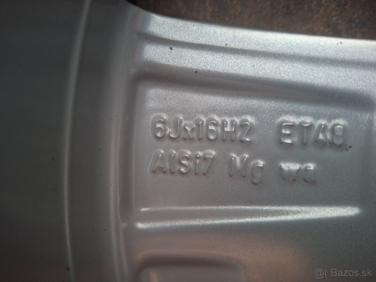 Predám hlinikové disky org.Skoda/Seat/Vw--R16 - 12