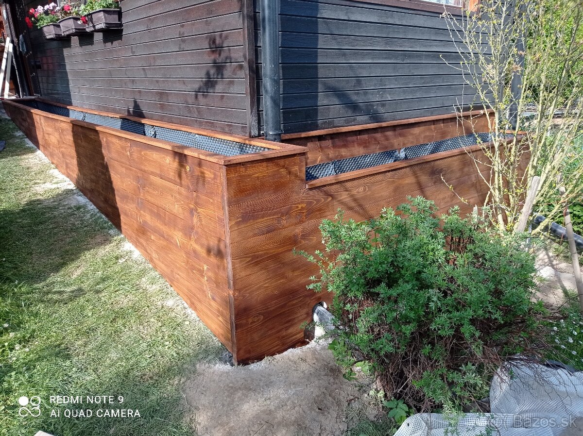 vyvýšené záhony , vyvýšený záhon, drevený vyvýšený záhon - 12