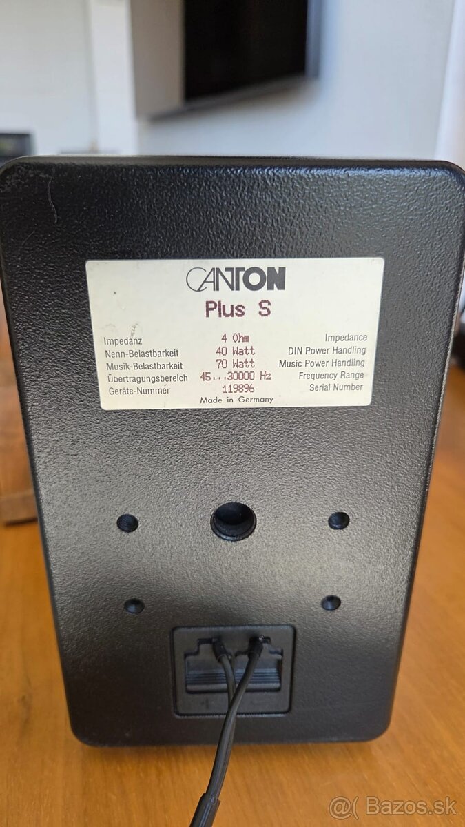 CANTON SUB. PLUS C , CANTON PLUS S , SALA ONE - 12