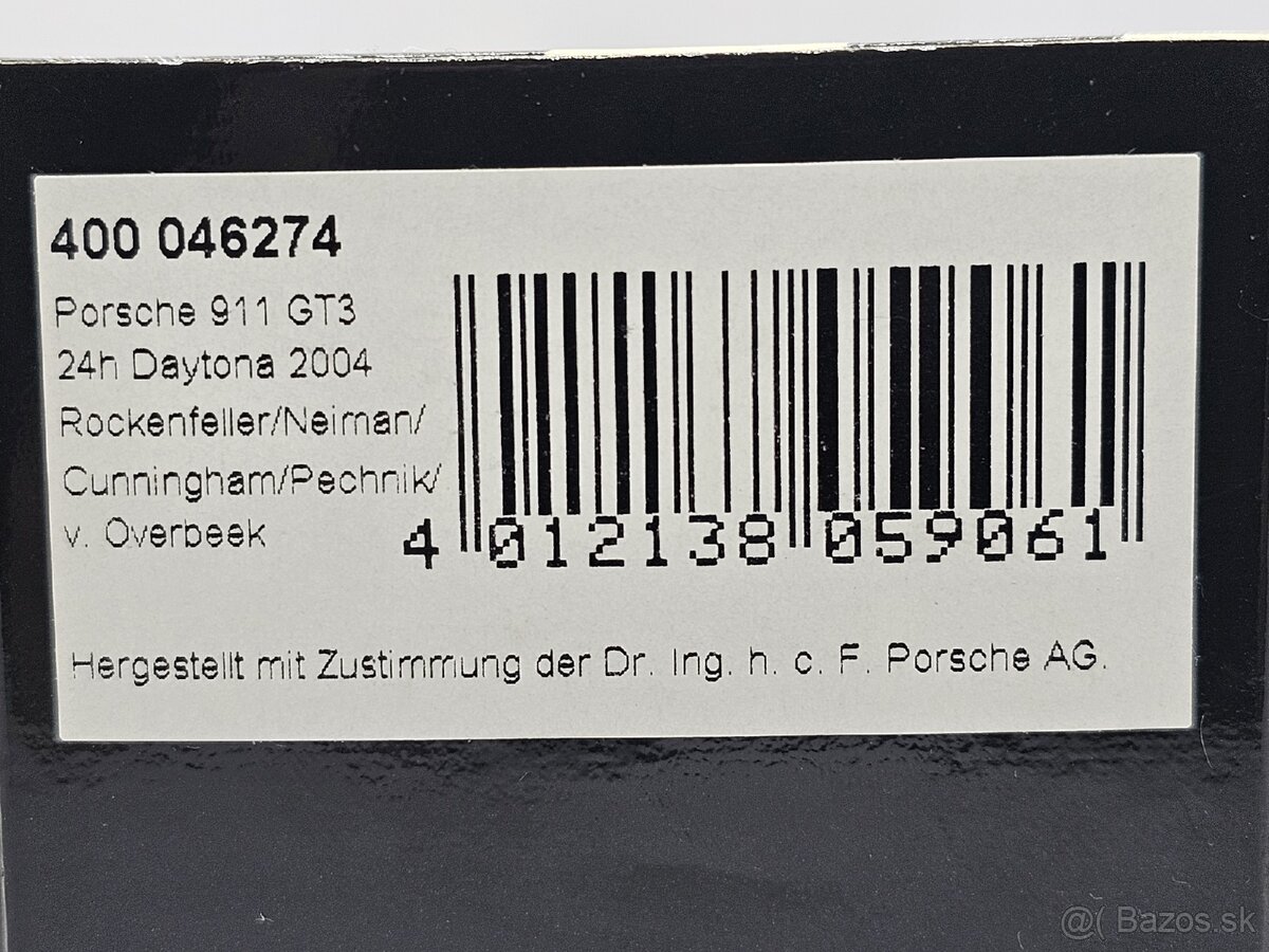 Minichamps 1:43 Porsche 911 GT3 Cup Daytona 2004 - 12