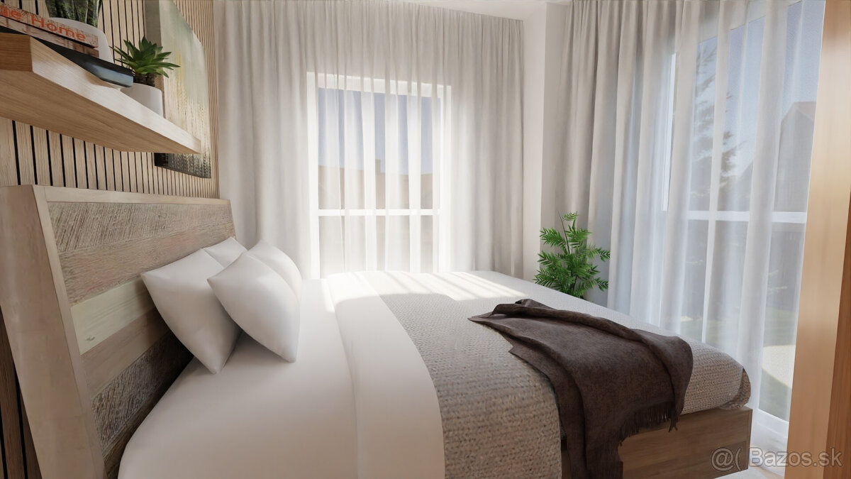 Na predaj investičný 2-izbový apartmán (nebytový priestor) v - 12
