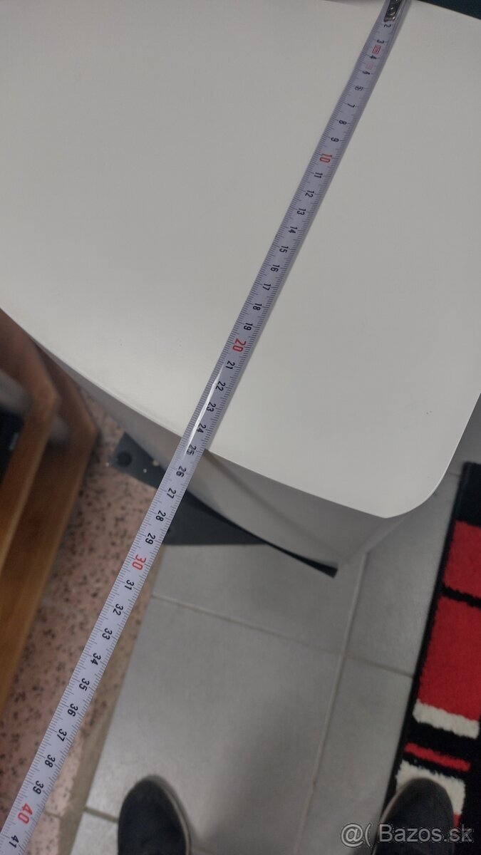 Biele reproduktory + stojany a reprokábel - 12